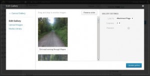 WordPress 3.5 Image Gallery